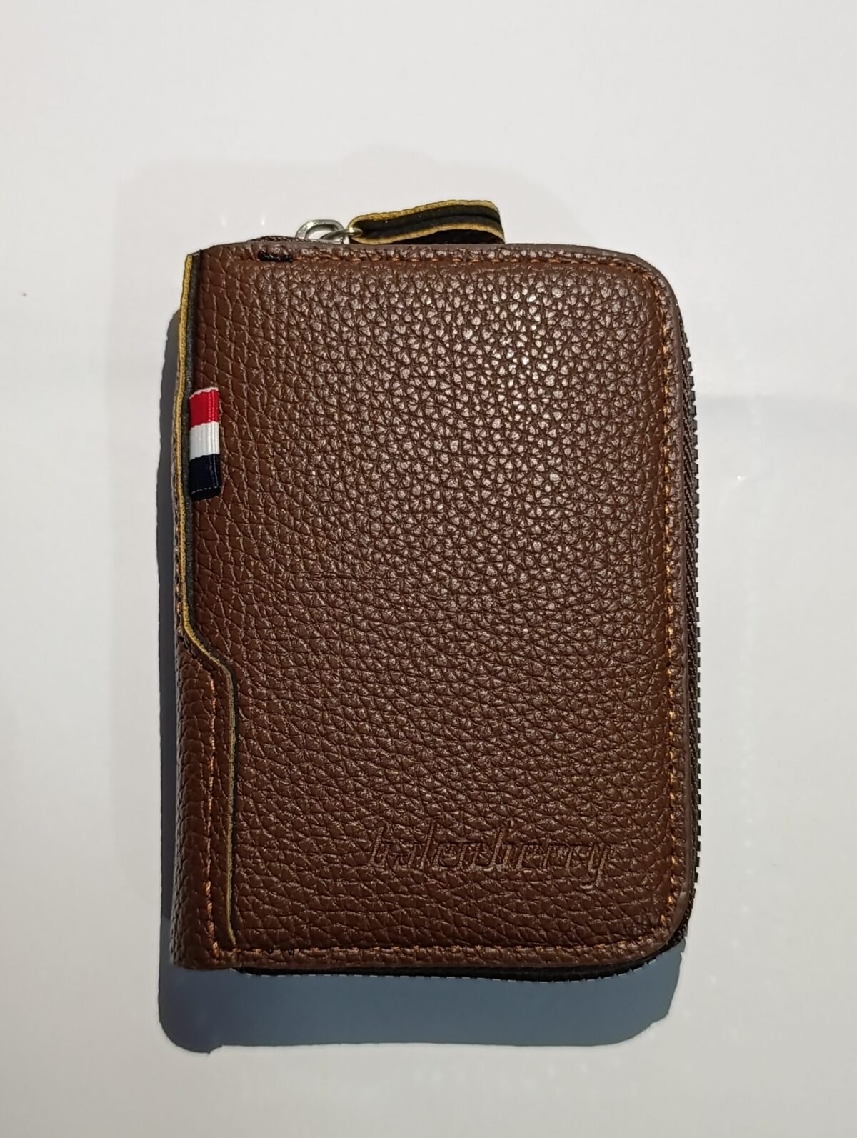 Zipper Wallet – 9 Card Slots & 2 Cash Pockets | Light & Dark Brown