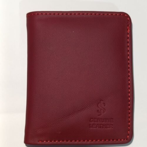 Slim Red Magnetic Wallet