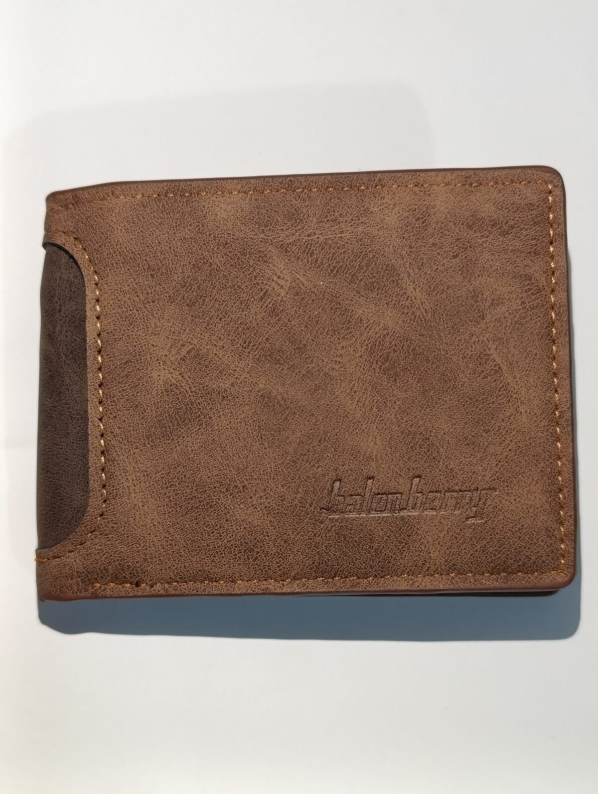 Classic Wallet – 7 Card Slots | Grey & Brown