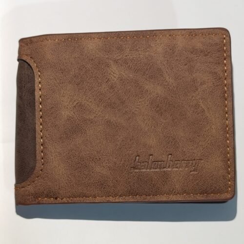 Classic Wallet – 7 Card Slots | Grey & Brown