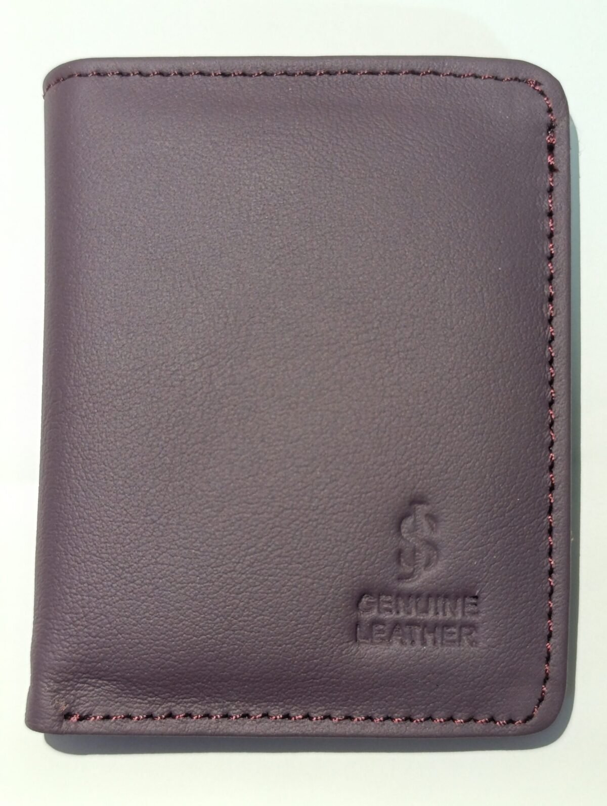 Slim Dark Purple Magnetic Wallet