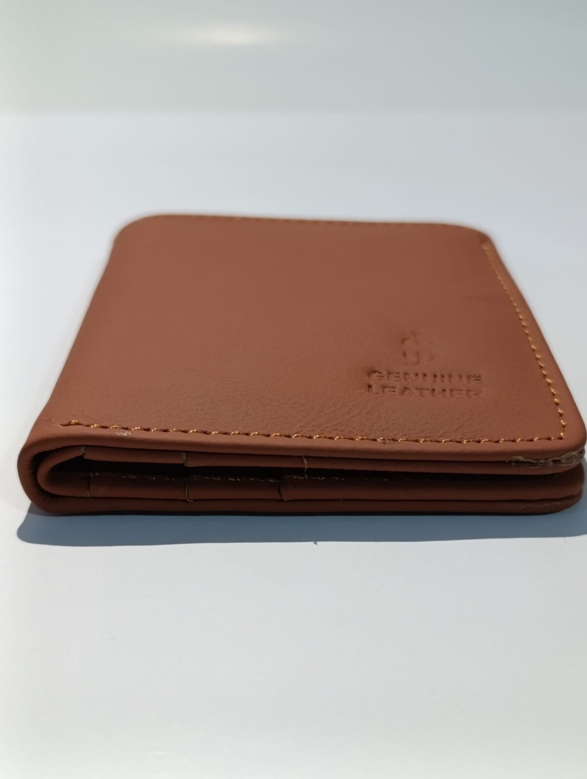 Slim Mustard Magnetic Wallet - Image 2