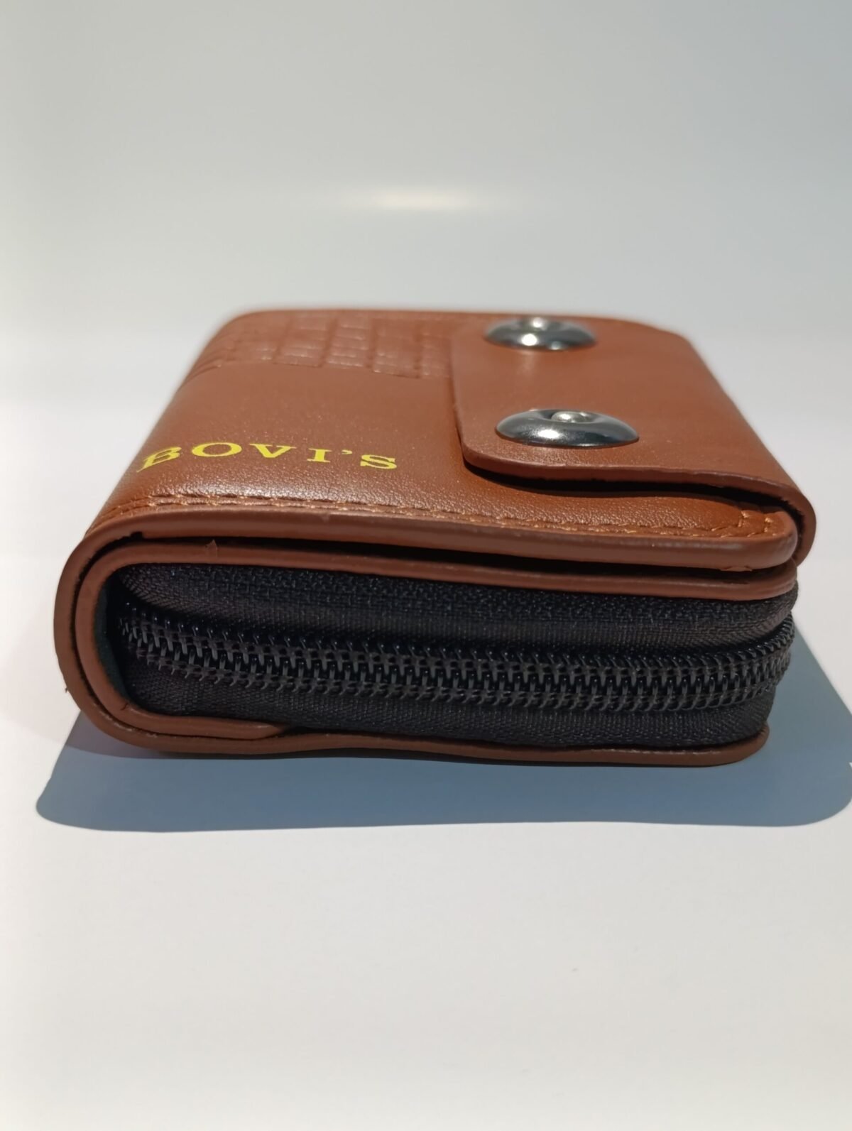 Clutch Style Wallet – Multi-Pocket | Blue & Brown - Image 2