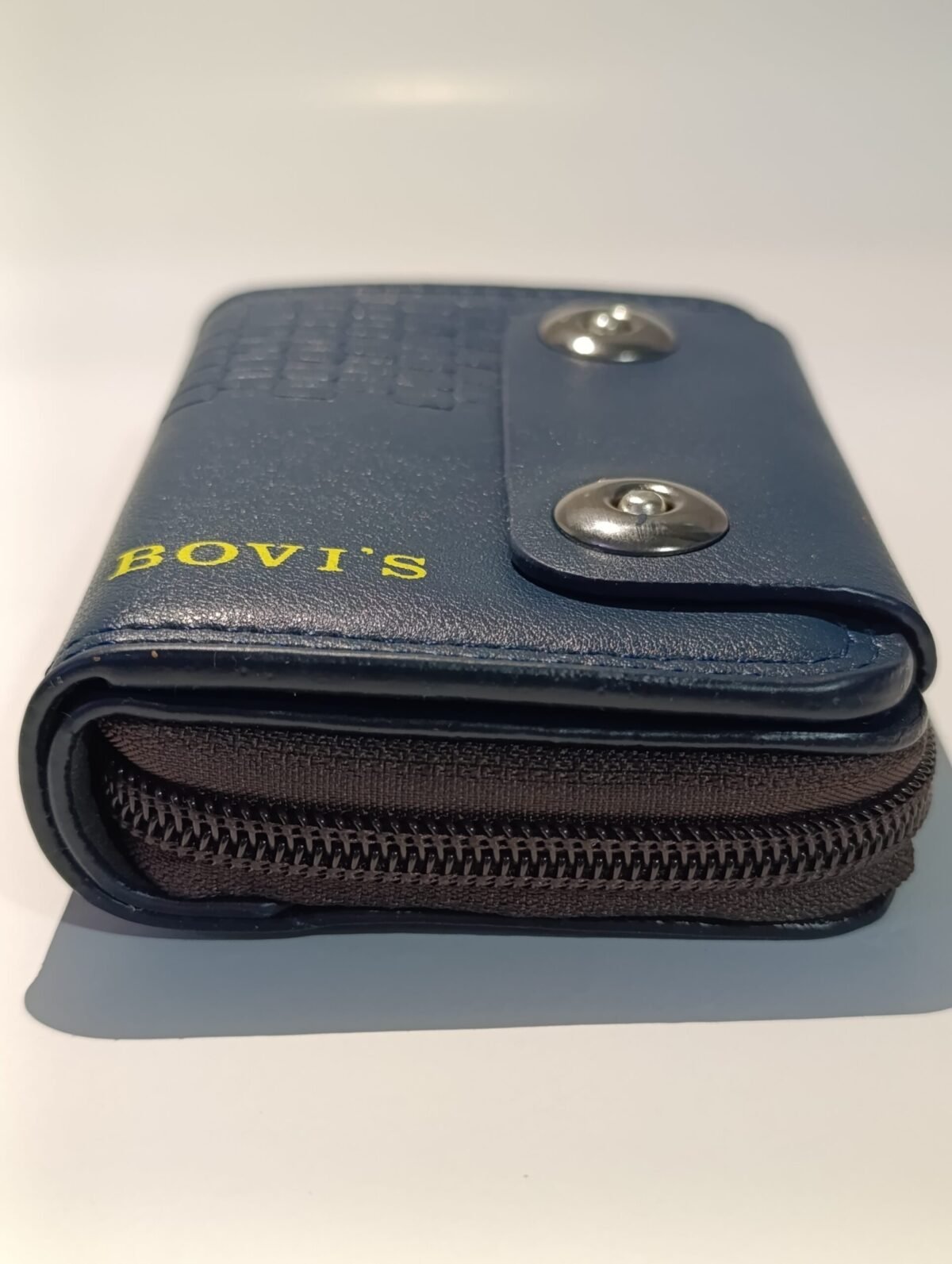 Clutch Style Wallet – Multi-Pocket | Blue & Brown - Image 6