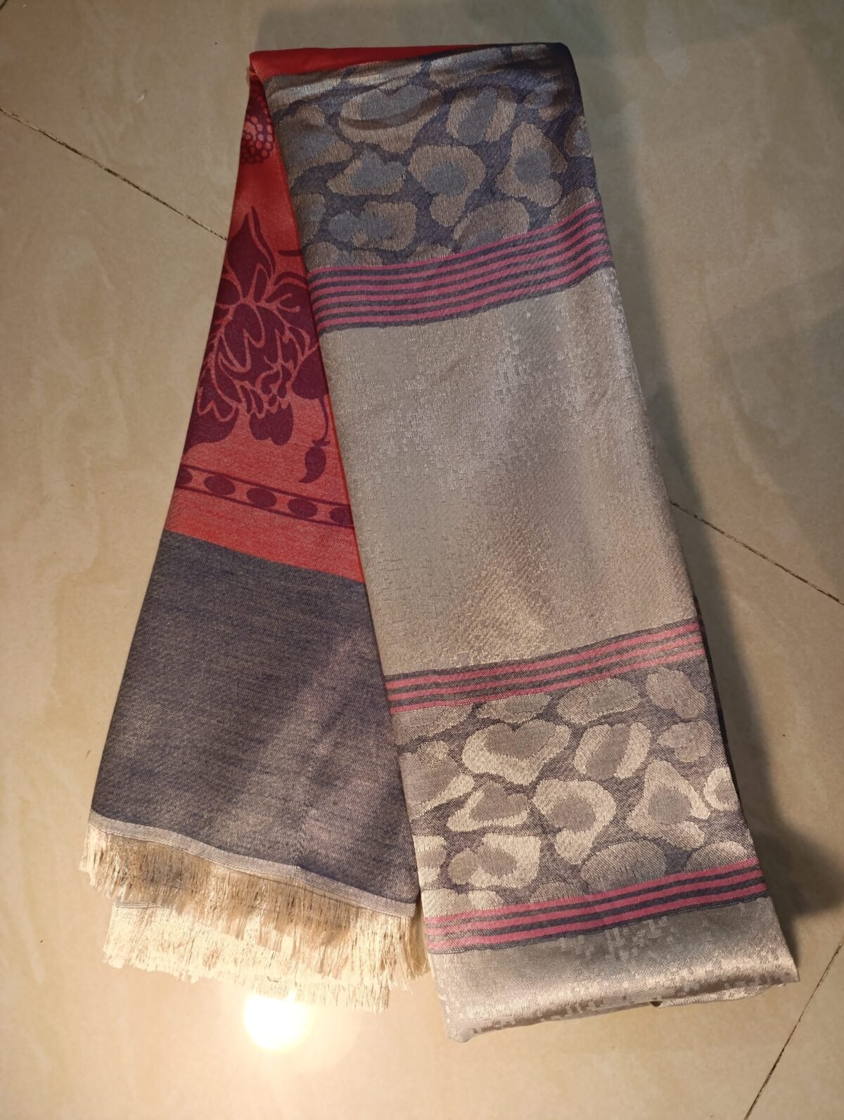04 silver red with flower